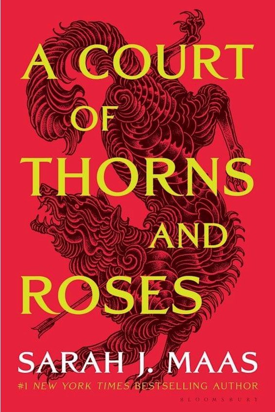 Book cover for A Court of Thorns and Roses by Sarah J. Maas